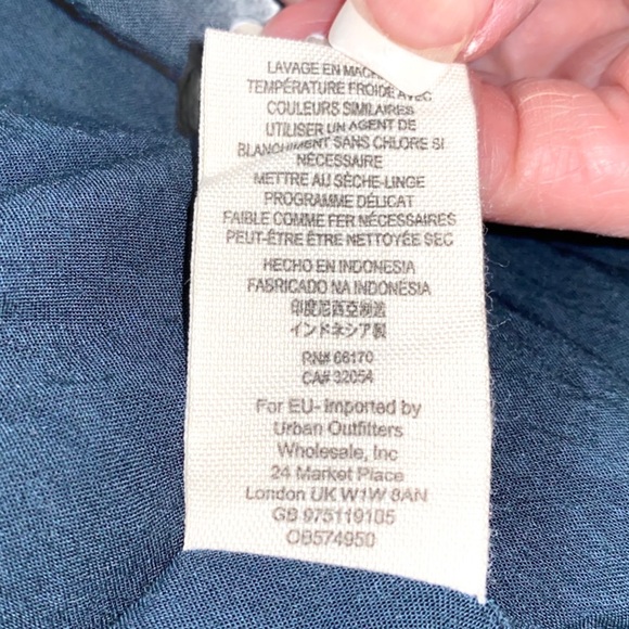 NWOT FREE PEOPLE Dear You Teal Green Floral Mini Dress Size Medium - Picture 6 of 14